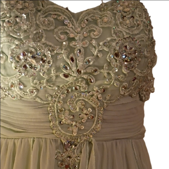 Fairy Core! My Michelle Strapless Dress with Sequins /Embellishments. Size 13. - Picture 5 of 10